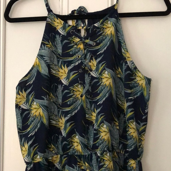 Floral print romper - Picture 2 of 4